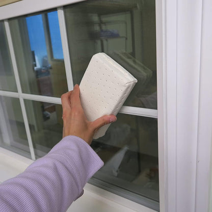 Evelots Car Windshield Cleaner Chamois, 4 Pack, Window Glass Defogger Sponge, Beige