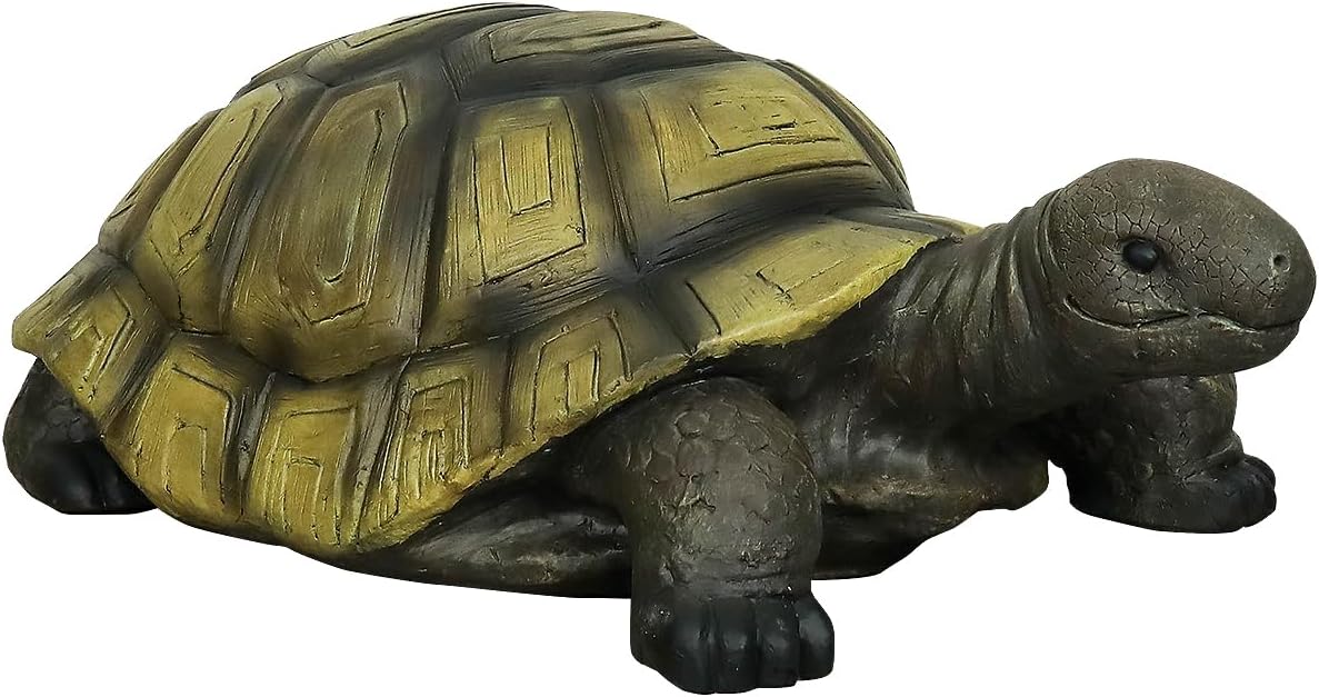 SKYFIRE Turtle Statues for Garden - 34.2” x 18.1” x 11.4” Fiber Reinforced Concrete Figurine Statue, Garden Sculptures & Statues Decor for Outdoors, Lawn, Yard - Outdoor Ornaments Gardening Gifts