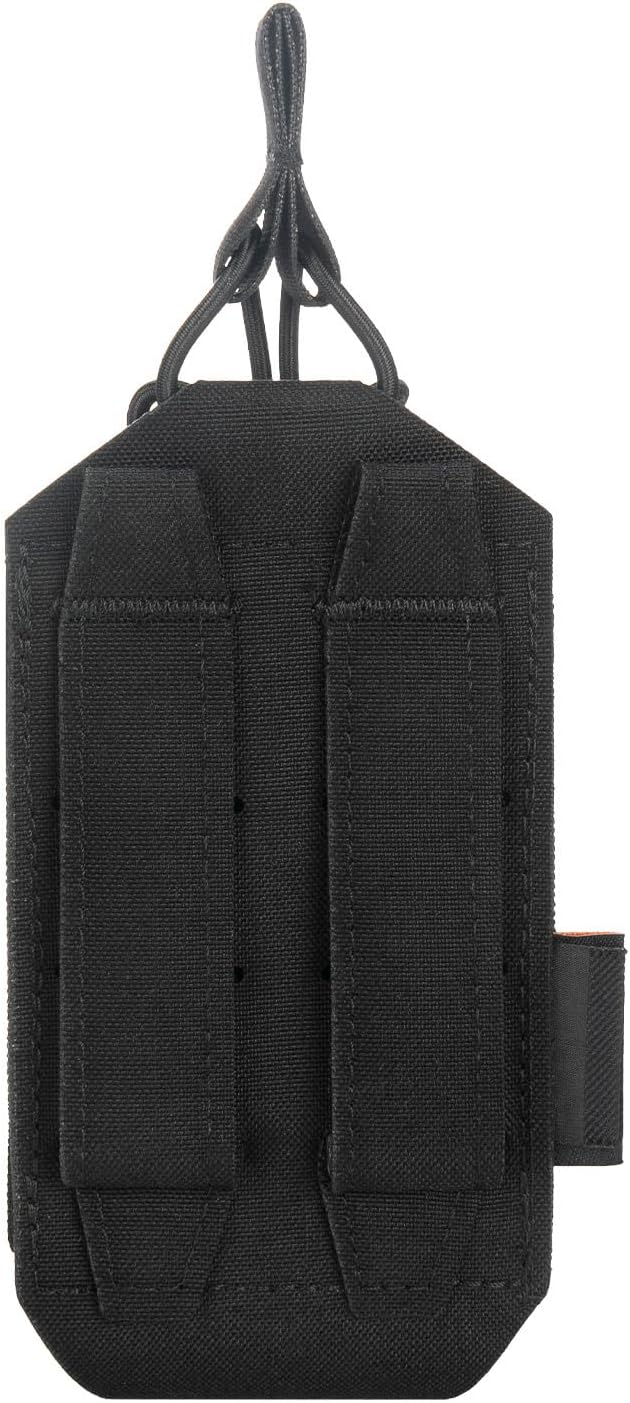 EXCELLENT ELITE SPANKER Tactical Universal Radio Holster Holder Molle Radio Pouch Adjustable for Duty Belt,Vest for Two Ways Walkie Talkie