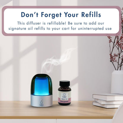 G's Breeze Baby Powder Diffuser Oil Refill - Soft & Soothing Fresh Baby Powder Scent - Ideal for Nurseries, Bedrooms, Living Rooms & More - Elevate Your Space with Comforting Aroma - 60 ML