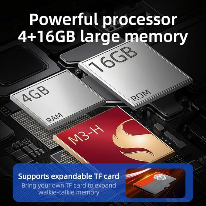 KSUN 4G Network Phones 2.4inch Touch Screen WiFi Radios with PTT Button Walkie Talkies Long Range 5000 Miles Support Bluetooth Android 9 POC Radio for Zello Real-PTT ZL65