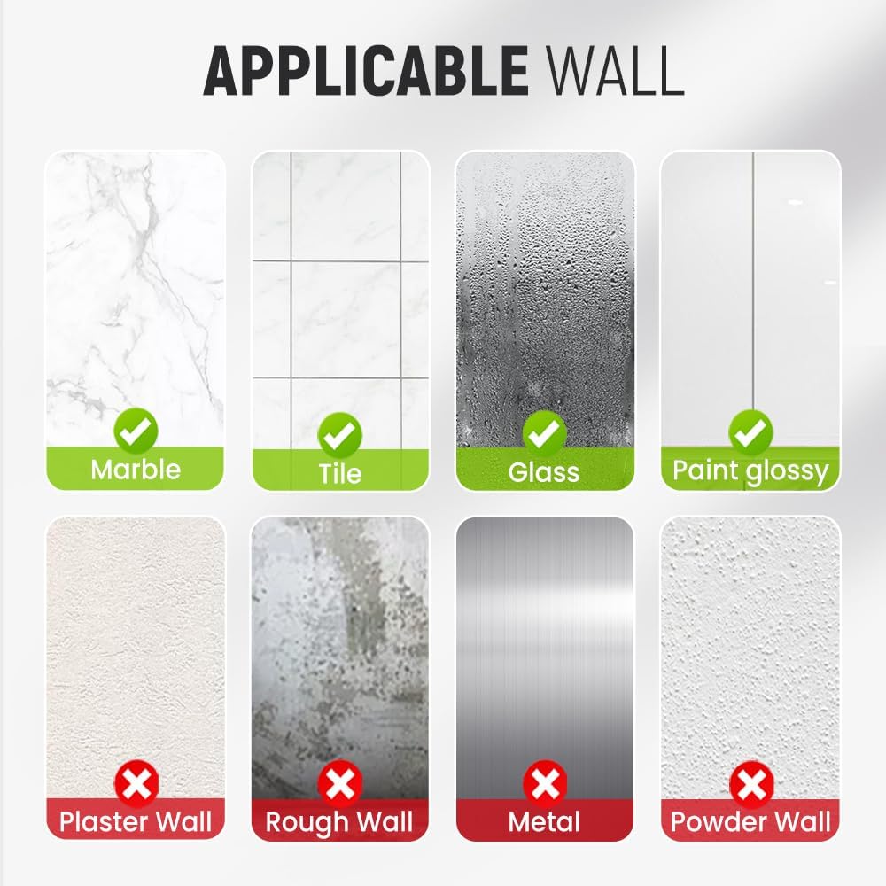 Suction Cup Hooks for Wreaths, 2025 New No Drill Suction Cup Hooks on Glass, Wreath Hanger for Front Door, Rustproof Hook Holder Towel Hook for Window Bathroom Mirrors Tile (2, Black)