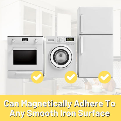 Magnetic Shelf for Fridge, Fruit Potato & Onion Storage Bins, Pantry Organizers & Storage, Large Container Magnetic Basket for Refrigerator, Kitchen Counter,Cabinet Magnetic Fridge Organizer White (1)