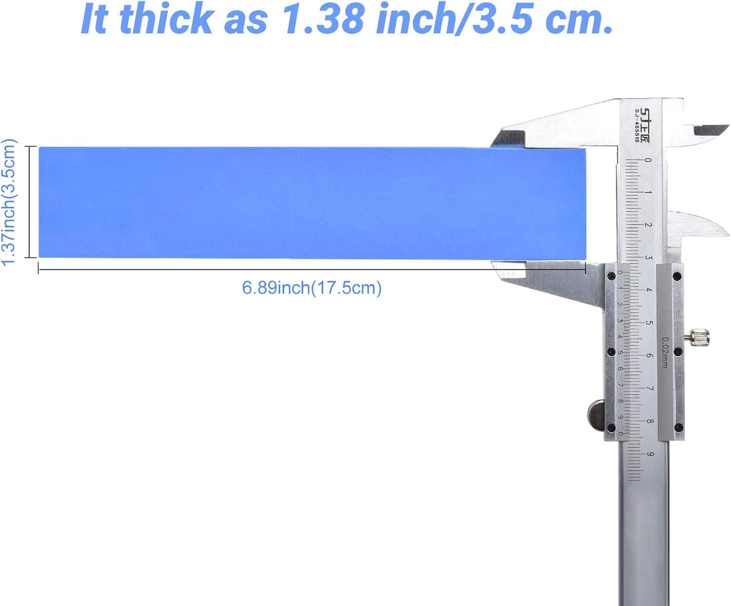 Cleaning Sponge Super Absorbent Water Durable ^~ You Know 17.5×7.5×3.5 cm[6.9 x 3 x 1.38 inches] Use for Household Clean Cars/Boats The dust and Dirt on Furnitures,Bathtubs&etc. (Blue)