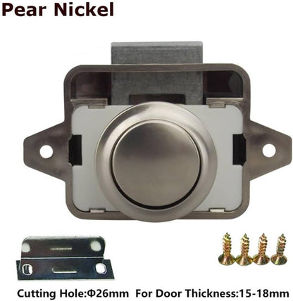 Encell Set of 5 Push Button Latch Cupboard for RV Camper Motor Home Caravan