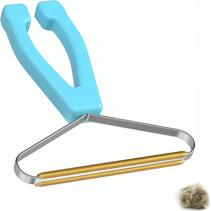 Carpet Rake,Lint Remover,Pet Hair Remover, Dog Cat Hair Remover,Carpet Rake for Pet Hair Removal,Lint Brush,Lint Shaver for Carpets, Car Mat,Couch,Pet Bed,Furniture & Rug(Blue)