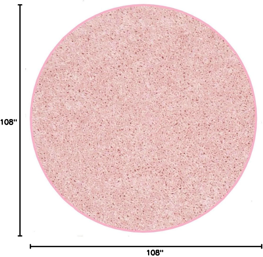 KOECKRITZ Soft and Colorful Kids Classroom Area Rugs (Passes Flammability Pill Test) Many Sizes and Bright Colors to Select from (9' Round, Fairy Princess)