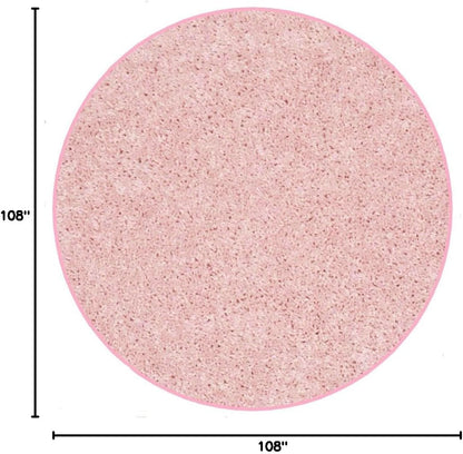 KOECKRITZ Soft and Colorful Kids Classroom Area Rugs (Passes Flammability Pill Test) Many Sizes and Bright Colors to Select from (9' Round, Fairy Princess)