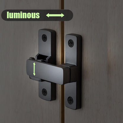 90/180 Degree Barn Door Lock, Small Flip Gate Latches Protect Privacy Sliding Door Latch Lock for Swing Door, Cabinet, Bathroom, Garden, Window, Outdoor