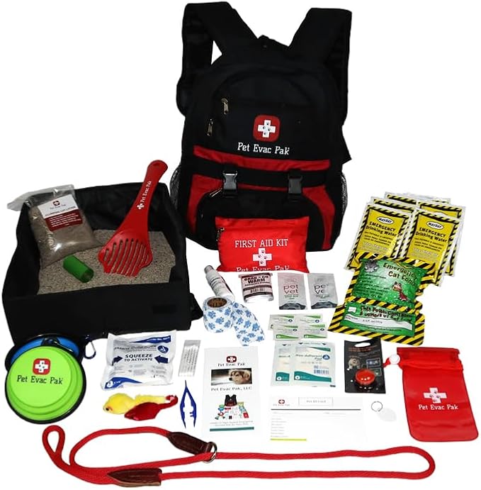 Pet Emergency Kit for Cats - Backpack