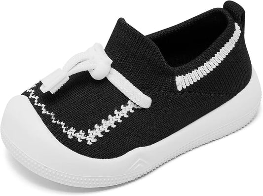 Eashi Baby Boy Girl Non-Skid Indoor Infant Walking Shoes Breathable Warm Elastic Sock Shoes with Memory Sole Protect Toes Outdoor Sneakers