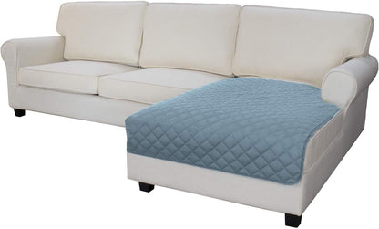 Easy-Going Sectional Couch Covers for Dogs L Shape Sofa Cover Reversible Sofa Slipcover Chaise Lounge Cover Furniture Protector Cover for Pets Dog Cat (42 x 68 inches, Light Blue/Light Blue)