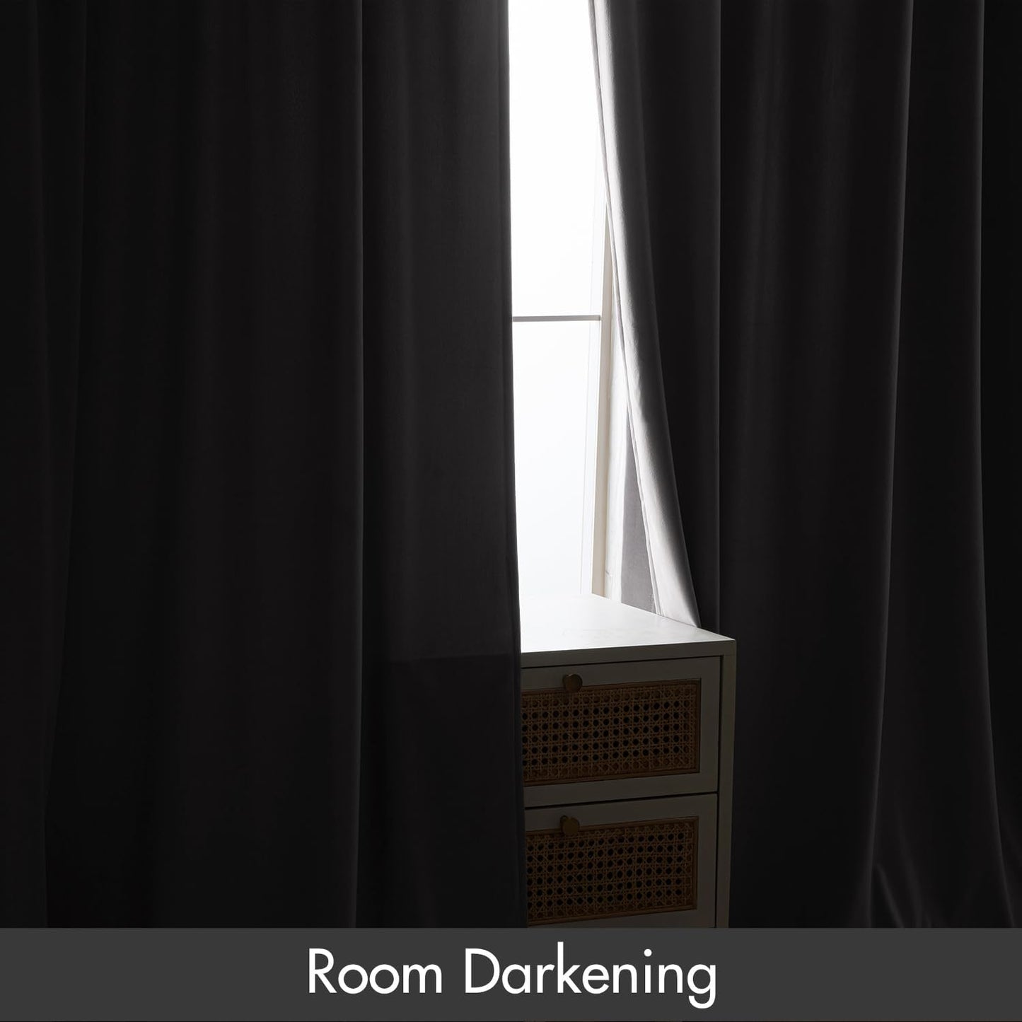 MIULEE Silver Velvet Curtains Thermal Insulated Blackout Curtain Drapes for Bedroom Living Room Darkening 108 Inches Long Curtains Panels Rod Pocket Set of 2