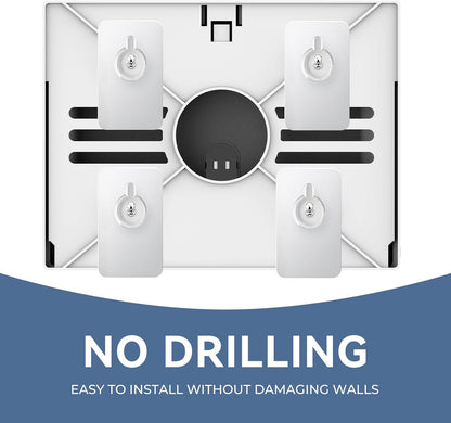 Paper Towel Dispenser Wall Mount, Adhesive No Drilling Multifold Trifold C Fold Commercial Hand Towel Dispenser,White