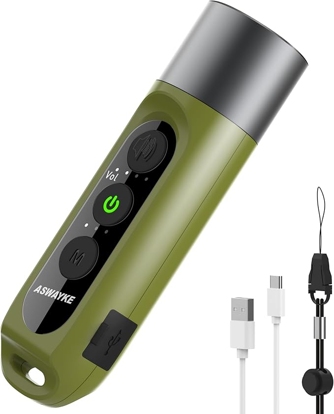 Electronic Whistle Highest IPX5 Maximum Sound 125db Battery 1000mAh Blue for Coaches Teacher, Sports Whistle