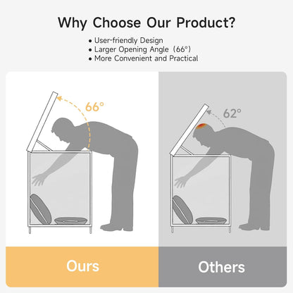 158 Gallon XL Deck Box with Lid, All Weather Wicker Outdoor Storage Box Waterproof, Large Outdoor Patio Storage Bin for Cushions, Garden Tools, Gears, Pool Accessories, Brown