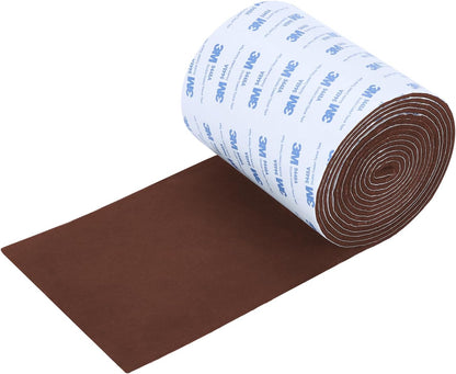 Felt Furniture Pads, Heavy Duty Felts Strip Roll with Adhesive Backing Felt Pads Furniture Feet Cuttable Felts Tape for Protecting Hardwood Floors(5 x 120 x 0.12 Inch, Brown)