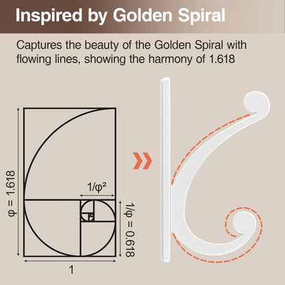 Adhesive Wall Hook for Towel/Coat - Extra Sticky 10LB Stainless, Stick on Hanger for Bath or Shower, Matt White 4-Pack