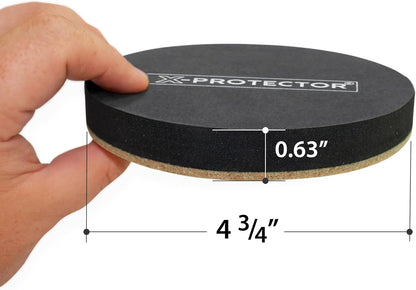 Felt Furniture Sliders Hardwood Floors X-PROTECTOR – 8 PCS 4 3/4 inch Furniture Sliders – Heavy Duty Felt Sliders Hard Surfaces – Move Your Furniture Easily & Safely!