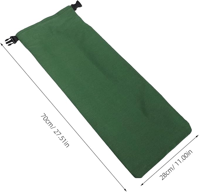 jojofuny 2pcs Flood Barrier Sandbags – 27.5x11inch Canvas Water Activated Bags for Door Sealing Rain Protection Garage Basement Flood Control