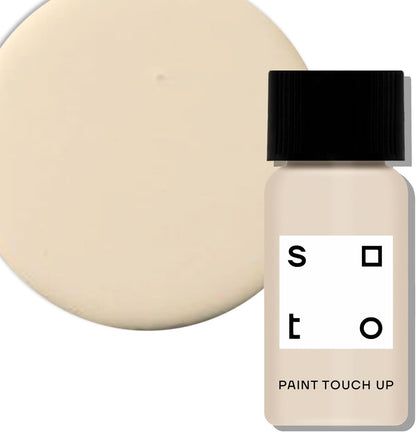 soto Off-White Paint Touch Up, Multi-Surface, Matte Finish (No. 12 Tempera) — 10 Milliliters of Scratch Repair for Furniture, Walls, Cabinets, Trim, Doors, Indoor/Outdoor