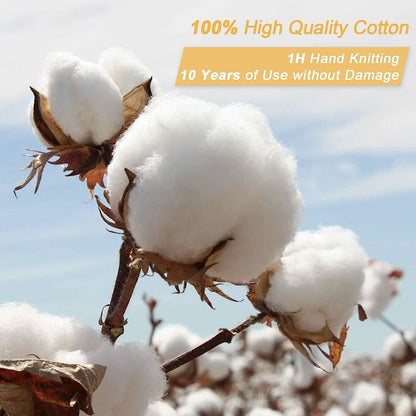 YOUDENOVA Woven Rope Laundry Hamper Basket, 58L Tall Laundry Basket for Blanket Organizer- Clothes Hamper for Bedroom Storage, Baby Kids Nursery Hamper-Large-Brown