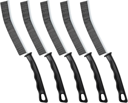 Crevice Cleaning Brush, Multifunctional Hard-Bristled Gap Scrub Brush, Gap Cleaning Tool, Home Essentials, Bathroom Cleaner Tools for Household Use, Kitchen, Window, Faucets, Toilet, Grout, Car, 5pcs