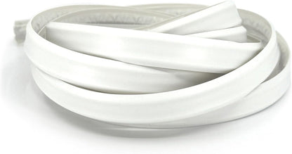 InstaTrim White New & Improved Caulk Trim, 1/2" by 10', Flexible, Water Resistant for Bathroom, Floors, and Walls | Easy Installation | No Mess, Stain Resistant