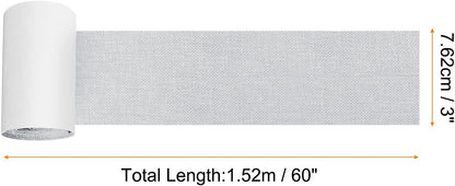 Repair Patches Repair Tape Self-Adhesive DIY Repair Patch Linen Gear Patch for Sofa, Furniture, Chair, Clothing,Tents,3x60 Inch,Light Grey