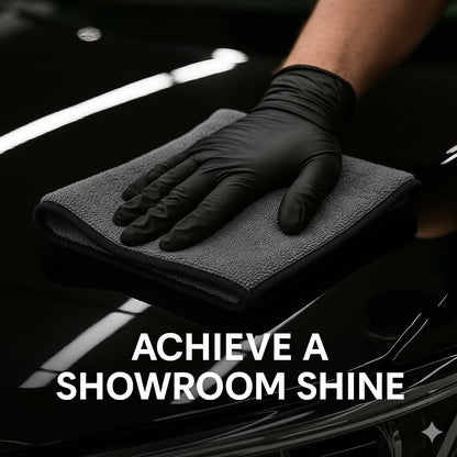 PAKS - 3 Pack Reusable Microfiber Towels - 16x24 Micro Fiber Towels Car Detailing - Plush Auto Cleaning Cloths - Dual-Sided Car Microfiber Towel - Lint & Streak-Free Wash Cloths - Cleaning Supplies