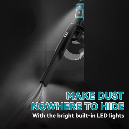 KXX Cordless Vacuum for makita 18V Battery, Handheld Electric Power Vacuum Cleaner for Hardwood Floor Carpet Pet Hair Car (No Battery)