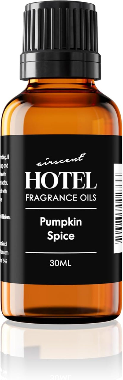 AirScent Pumpkin Spice Diffuser Oil - Pumpkin Spice Essential Oil Blend for Ultrasonic and Waterless Diffusers and Crafting - 30 mL, 1 fl oz Glass Dropper Bottle - Fall Scents