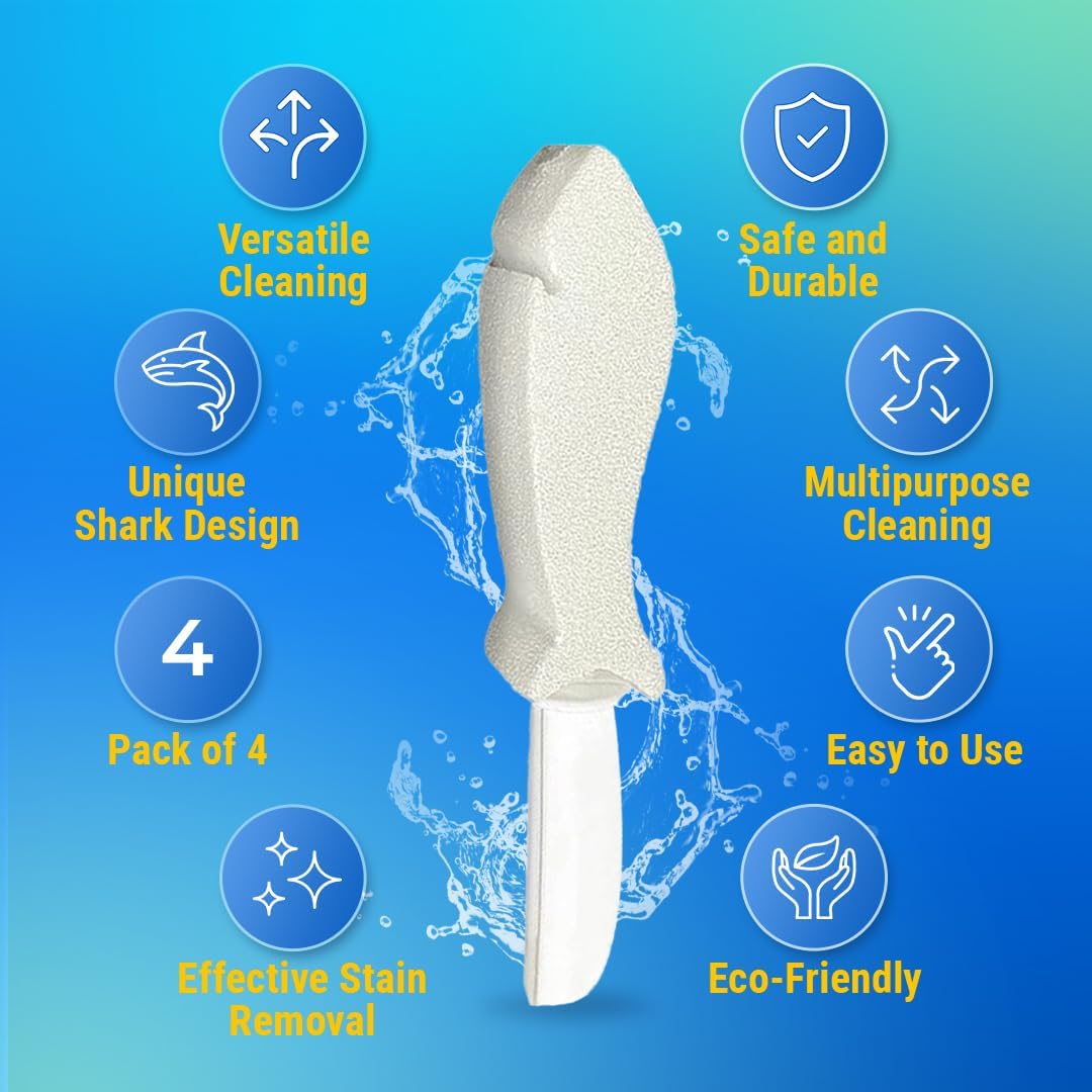 4 Pack Pumice Stone for Toilet Cleaning | Toilet Pumice Stone with Handle | Pumice for Cleaning | Pumice for Toilet Bowl Cleaning