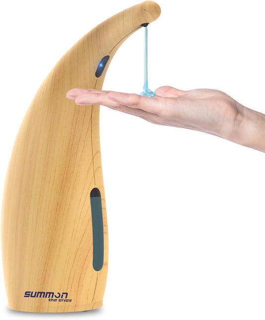 Automatic Liquid Soap Dispenser Touchless,400ML Hand & Dish Countertop Electric Dispenser with Sensor,4 Gear Adjustable Waterproof Battery Operated Kitchen Auto Soap Pump