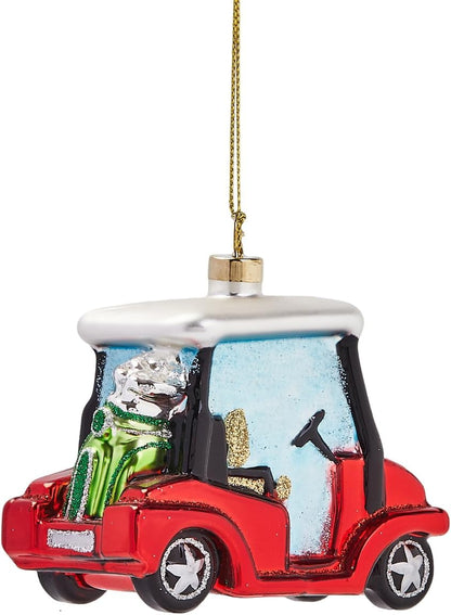 Hanging Christmas Ornaments, 2025 Glass Blown Christmas Tree Ornaments, Blue Christmas Tree Decorations, Funny Gifts & Home Decor, Car