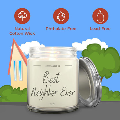 1OAK Vanilla Candle - Best Neighbor Gift for Christmas and Housewarming - Thank You Present for Women and Men