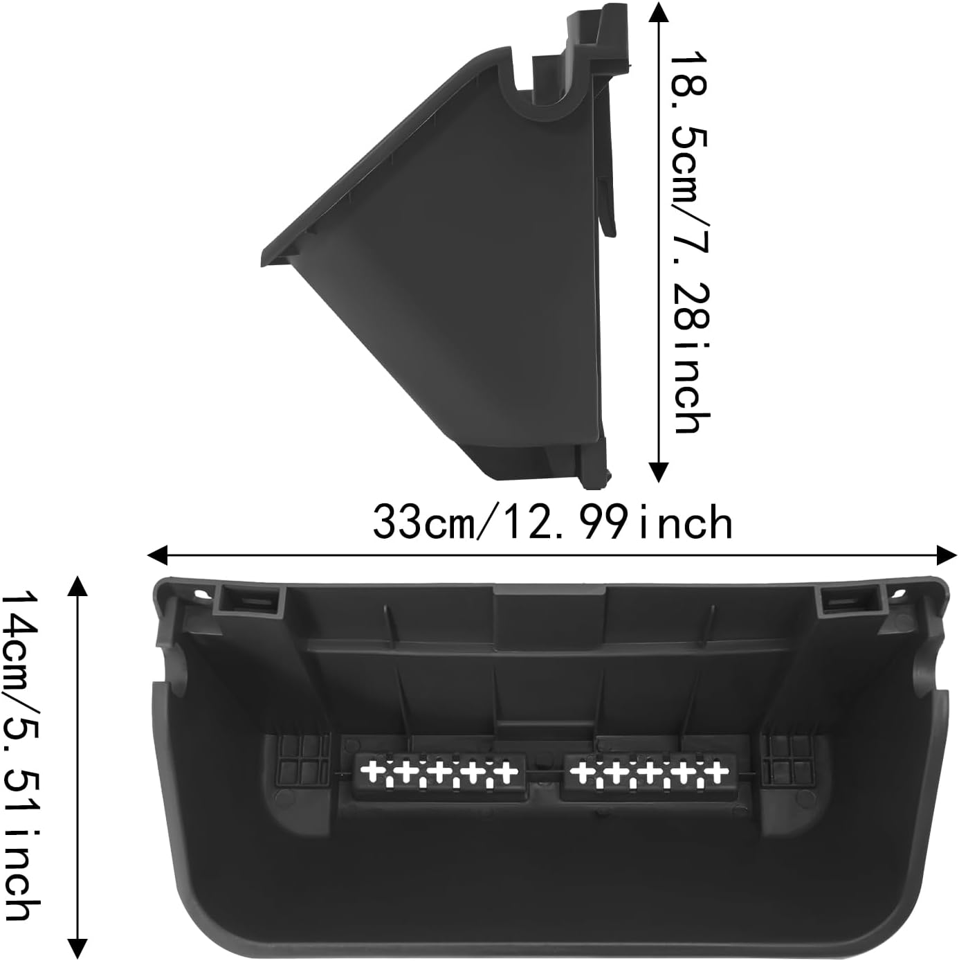 Self Watering Outdoor Wall Mounted Planter Vertical Garden with 16 Pockets Plastic Plant Grow Pots for Hanging Flower Herbs Vegetables Home Indoor Outdoor Black