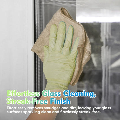 HOMEXCEL Microfiber Cleaning Cloth 6 Pack 12.5 x 12.5 inch Microfiber Towels for Cars Ultra Absorbent Car Washing Cloth Lint Free Streak Free Cleaning Rags for Car, Kitchen Window Brown