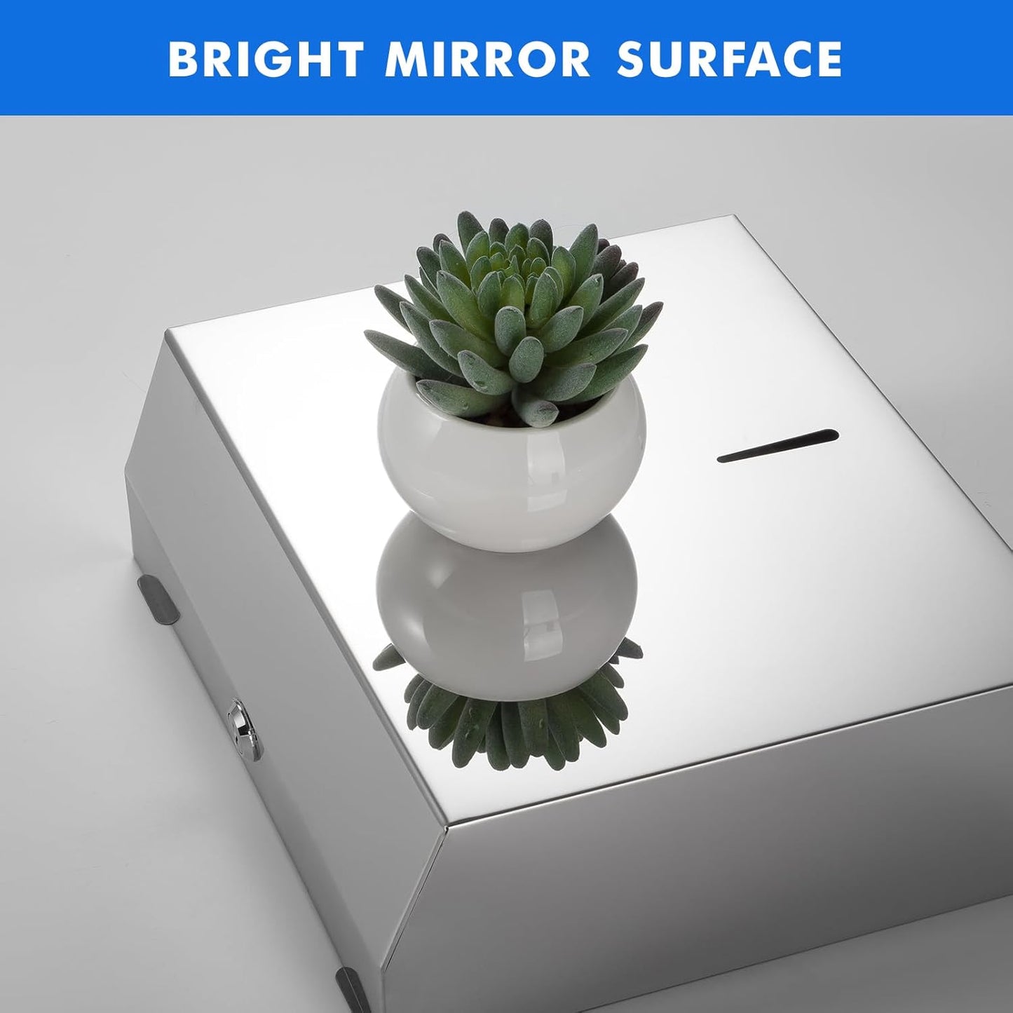 Paper Towel Dispenser Wall Mount Commercial, C Fold Multifold Hand Paper Towel Dispenser, Stainless Steel Tissue Holder(Chrome)