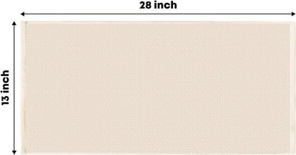 Artoid Mode 100% Cotton Beige Waffle Weave Kitchen Dish Cloths, 13x28 Inch Ultra Soft Absorbent Quick Drying Kitchen Dish Towels Set of 4