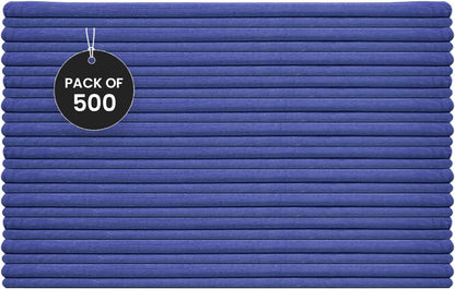 Shop Towels (Blue, 500-Pack) - Bulk Cleaning Towel in a Bag, Mechanic Cotton Wipes for Car Maintenance, Auto Mechanics & Garage, Wipe Grease & Oil, Machine Wash & Reusable