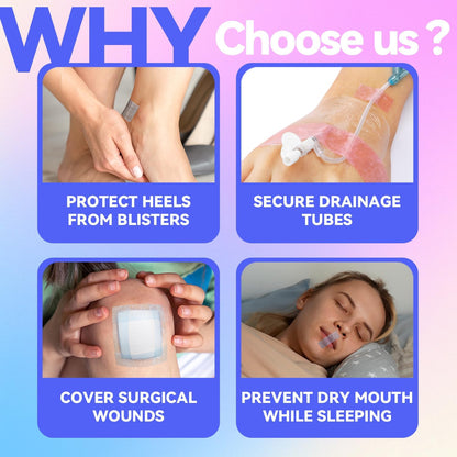 FRESINIDER Silicone Tape 1" x 1.5 Yard Pink 2 Rolls for Sensitive Skin, Pre-Cut Waterproof Medical Tape, Gentle Adhesive for Wound Care, Surgical Sites, Infants and Elderly