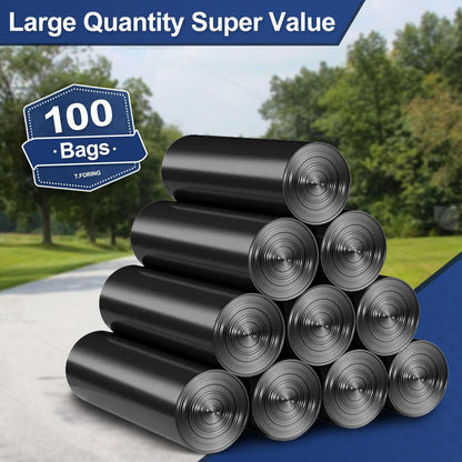 55-60 Gallon Trash Bags Heavy Duty 2.1 Mil - 39''x55'' 100 Count Extra Thick Black Garbage Bags Unscented Strong Huge Can Liners for Construction Industrial Yard Outdoor Commercial