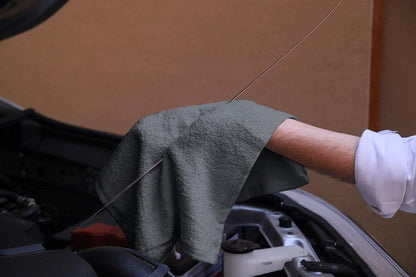 Avalon Towels Terry Bar Mop Towels (Value Pack of 36) Size 14"x17" – Absorbent and Durable, Multipurpose Cleaning Rags, Cotton Cleaning Cloths, Terry Cloth Rags, Reusable Shop Rag (Grey)