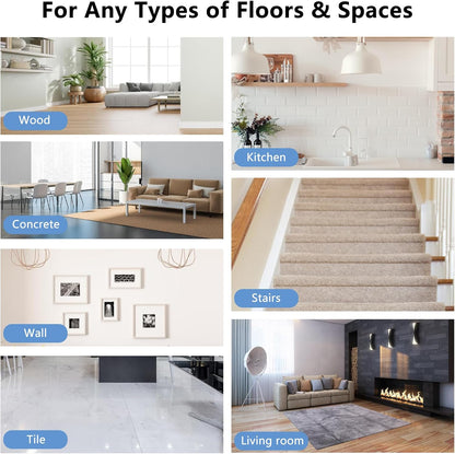 24 PCS Carpet Tape,Carpet Edge Anti - Curling Fixer, Non-Slip Carpet Pad Suitable for Tiles and Hardwood Floors