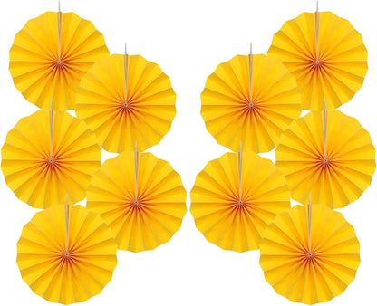 Morange Party Decorations,,Halloween Decor Events Accessories，Orange Birthday Decorations,Sunset Party Decorations,Party Fans 30 Color DIY Set (Morange)