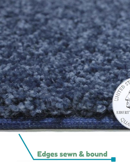 KOECKRITZ Soft and Colorful Kids Classroom Area Rugs (Passes Flammability Pill Test) Many Sizes and Bright Colors to Select from (10' x 10', Navy)