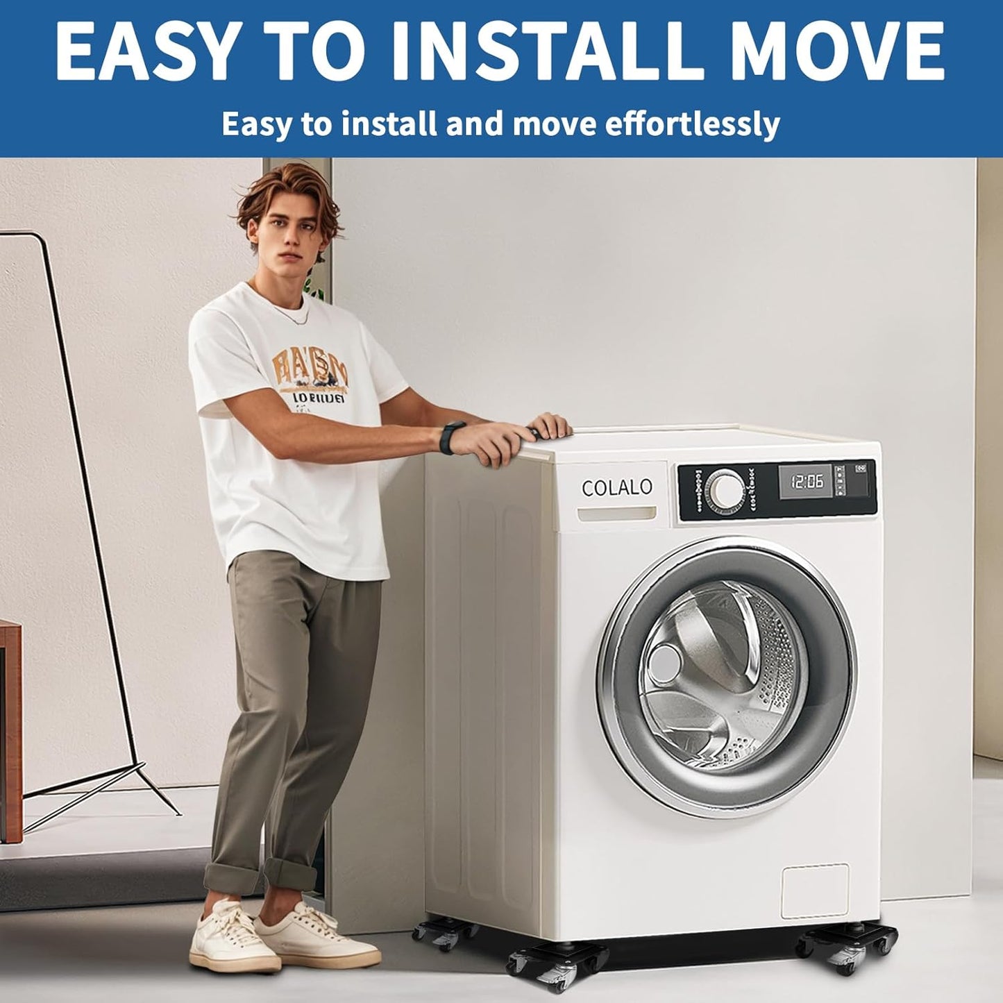 Furniture Dolly & Furniture Movers with Wheels – Furniture Lifters for Heavy Furniture – Lift and Wheel Combo Furniture Mover with Moving Furniture Gliders – Furniture Moving Wheels for Home & Office