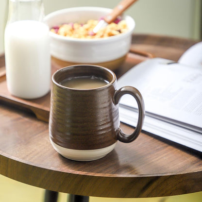 Hasense Coffee Mugs Set of 4, 15 oz Large Porcelain Mugs with Handle for Women Men, Colorful Christmas Coffee Cups for Latte, Tea, Cappuccino, Microwave & Dishwasher Safe