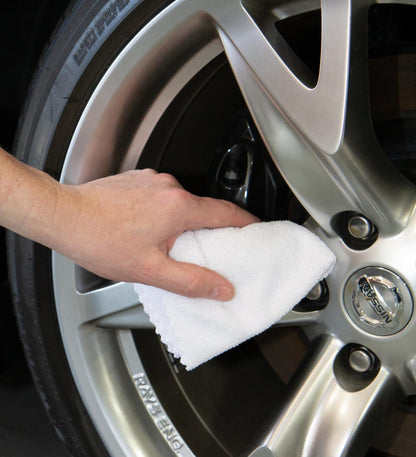 Arkwright Smart Rags in Box - (Pack of 50) Lint Free Microfiber Cleaning Cloth, Scratch & Streak-Free, Dispensable Wash Towels for Cars, Window Glass, and Auto Shop, 12 x 12 in, White